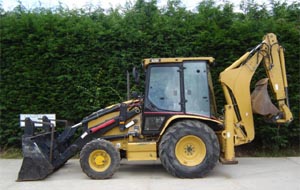 wynajem koparek CAT 428d